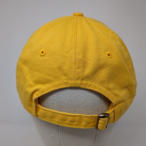 Slippery Slideback Hat Yellow One Size Adjustable Embroidered 6 Panel Cotton YRN - Picture 5 of 8
